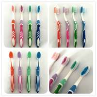 Soft Slim Tip 0.15mm Nylon Bristle Toothbrush Twin Pack