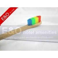 High Quality Colored Bristle Bamboo Toothbrush